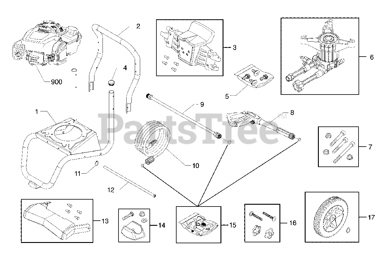 Briggs & Stratton 02068800 Briggs & Stratton 3,000 PSI Pressure