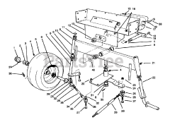 Toro 30610 (120) - Toro ProLine Rear-Engine Riding Mower (SN: 059001300 - 059999999) (1995)