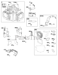 Briggs & Stratton 44U577-0002-H1 - Briggs & Stratton Vertical Engine Cylinder Group
