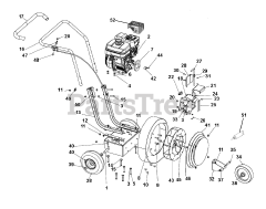 Gravely 947106 - Gravely 169cc Blower, 6hp Subaru (SN: 000101 & Above)