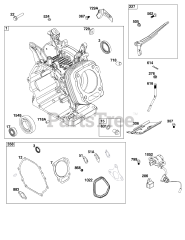 Briggs & Stratton 25T237-0330-H7 - Briggs & Stratton Horizontal Engine Cylinder Group
