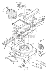 Briggs & Stratton 22638x199A - Briggs & Stratton 22" Walk-Behind Mower (1996) (AAFES)