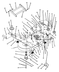 Snapper Z 4102M (80189) - Snapper 41" Mower Deck Assembly