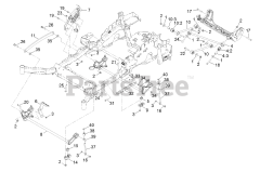 Exmark LZX740KC606CA - Exmark 60" Lazer Z X-Series Zero-Turn Mower, Kohler, CARB (SN: 312000000 - 312999999) (2012) Deck Lift Assembly