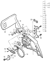 McCulloch MS 2049 AV (41BY09AG077) - McCulloch Chainsaw