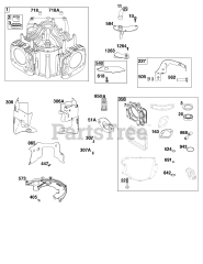 Briggs & Stratton 40N777-0031-B1 - Briggs & Stratton Vertical Engine