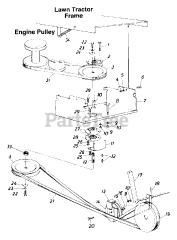 White Outdoor 190-756-190 - White Outdoor 28" Tiller Attachment (1992)