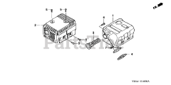 Honda WP30 X ACF6 (WZBF) - Honda Water Pump, Made in Japan (SN: WZBF-1000001 - WZBF-1299999) MUFFLER