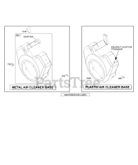 Briggs & Stratton 380447-0078-E1 - Briggs & Stratton Horizontal Engine Blower Housing
