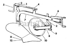 Simplicity L - Simplicity Two-Wheeled Tractor, 1.5hp Plow Group - 6-1/2 &amp; 8" (3739I09)
