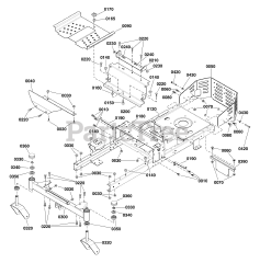 Simplicity SZT 110 (2691692-01) - Simplicity Courier 107cm Zero-Turn Mower, 7200 series Briggs & Stratton