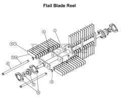 Husqvarna DT 18 - Husqvarna 18" Dethatcher (2001-03) FLAIL BLADE