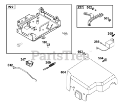 Briggs & Stratton 12L232-0009-H8 - Briggs & Stratton Horizontal Engine
