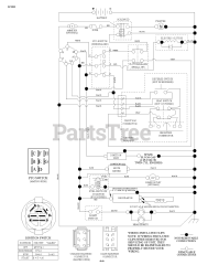 Husqvarna GT 54 CS (960430225-00) - Husqvarna 54" Garden Tractor (2015-12) SCHEMATIC