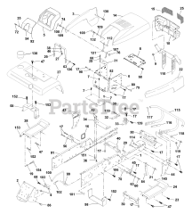 Husqvarna GTH 250 (954140104-B) - Husqvarna Garden Tractor (2000-03) Chassis And Enclosures