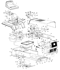 White Outdoor LGT-1455 (136-782-190) - White Outdoor Lawn Tractor (1986)