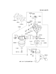 Kawasaki FJ180V-BS24 - Kawasaki Engine CARBURETOR
