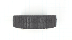 RedMax 532180773 Wheel, 8" X 2" Lp Radii.Wht.Bushing - image 2