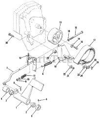 Toro A1-184801 (GT-1848) - Toro Garden Tractor (1982) Clutch, Brake And Speed Control Linkage 3