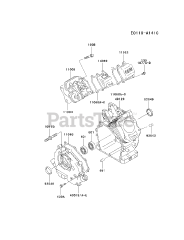Kawasaki FE120D-AS02 - Kawasaki Engine CYLINDER/CRANKCASE