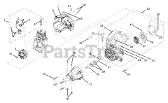 Ryobi RY 70107 A - Ryobi String Trimmer Upper Housing/Handle Assembly