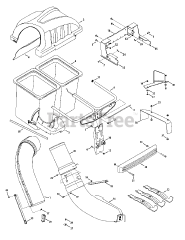Cub Cadet 19A70004 (19A70004100) - Cub Cadet Twin Rear Bagger (2012) att General Assembly