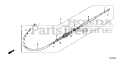 Honda BF250 A XXCA (BBJJ) - Honda Marine Engine, Made in Japan (SN: BBJJ-8000001 - BBJJ-9999999) FUEL TUBE (1)