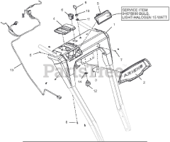 Ariens 926518 (PB 36) - Ariens Hydro 36" Power Brush, Subaru (SN: 002000 & Above)