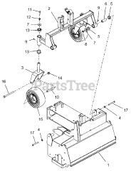 Gravely 885917 - Gravely Pro-QXT Dethatcher Attachment (SN: 000101 - 000999)