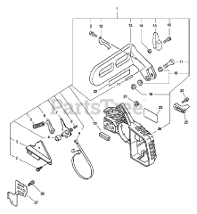Echo CS-3450 - Echo Chainsaw (Type 1)