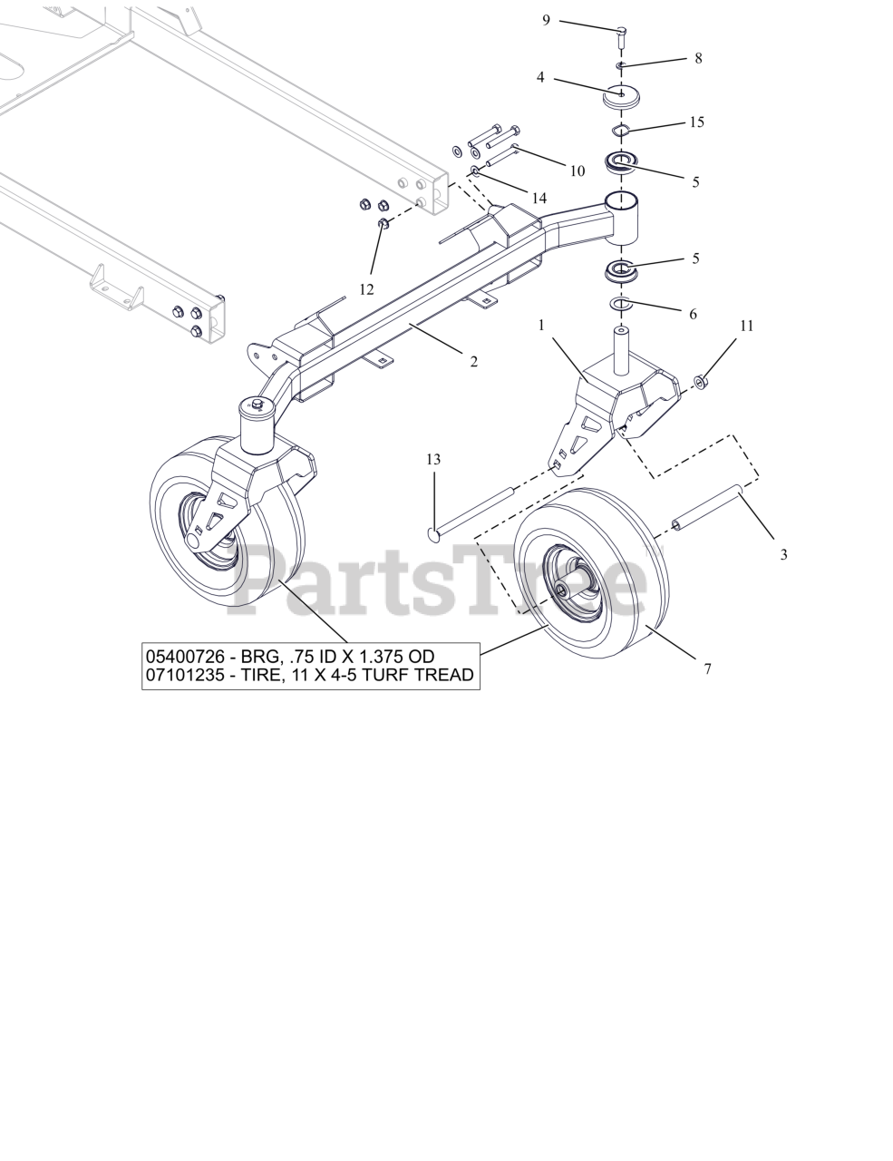 Gravely 915264 (ZT XL 60) - Gravely 60