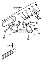 Echo CS-550 EVL - Echo Chainsaw Chain Brake