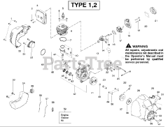 Weed Eater SST 25 C - Weed Eater Featherlite String Trimmer, Type 2