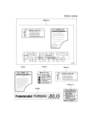 Kawasaki FD620D-AS21 - Kawasaki Engine LABEL