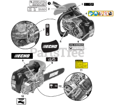 Echo CS-330 MX 4 - Echo Chainsaw (SN: C04312001001 - C04312999999)