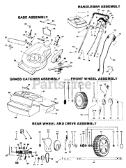 Simplicity 1321 PP (1690907) - Simplicity Walk-Behind Mower