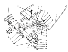 Toro 58410 - Toro Edger, 2hp (SN: 006000001 - 006999999) (1986)