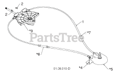 Husqvarna ST 276 EP (961910039-11) - Husqvarna 30" Snow Blower (2014-07) CONTROL PANEL &amp; DISCHARGE CHUTE 5