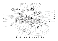 Toro 59004 - Toro 42" Side-Discharge Mower Deck (SN: 001000001 - 001999999) (1971) 42" Mower Deck Linkage Assembly