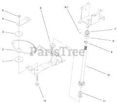 Toro 72115 (270-H) - Toro Lawn & Garden Tractor (SN: 099000001 - 099999999) (1999) Lower Steering Assembly