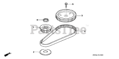 Honda BFP9.9 D5 LHA (BABJ) - Honda Outboard Engine, Made in Japan (SN: BABJ-1400001 - BABJ-1499999) TIMING BELT