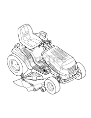 MTD 14AA815K004 - MTD Gold Garden Tractor (2009)