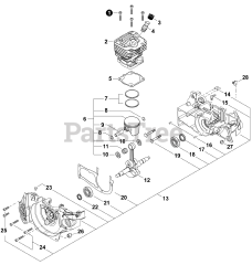 Echo CS-4910 - Echo Chainsaw (SN: C83515001001 - C83515999999)