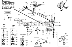 Weed Eater GTI 19 - Weed Eater String Trimmer DRIVE SHAFT &amp; CUTTING HEAD