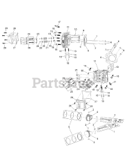 Toro 74793 (SW 5425) - Toro 54" TimeCutter Zero-Turn Mower (SN: 316000001 - 316999999) (2016) Piston and Cylinder Head Assembly