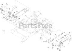 Toro 78928 (6000) - Toro 72" Z Master Zero-Turn Mower, Side-Discharge Deck (SN: 312000001 - 312999999) (2012) MOTION CONTROL ASSEMBLY
