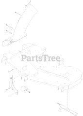 Toro 79396 - Toro 60" Bagger Kit for TimeCutter MX 6050 Mower (SN: 400000000 - 999999999) Blade and Baffle Assembly
