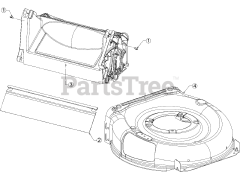 Columbia P 21 XL (11A-A0A9897) - Columbia 21" Walk-Behind Mower (2016)