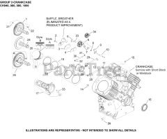 Kohler CH940-3004 - Kohler Command PRO Engine, Basic Version, 32.5hp, 999cc 02 CrankCase