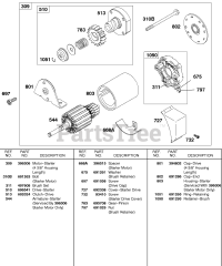 Briggs & Stratton 243431-0770-XX - Briggs & Stratton Horizontal Engine